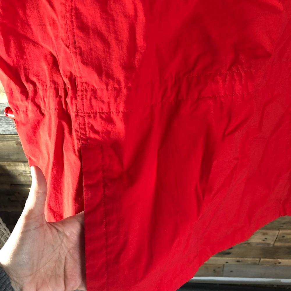 Eddie Bauer Red Pullover Rain Jacket - image 5